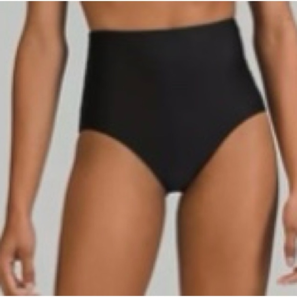 Lululemon High-Waisted Black Bikini Bottom